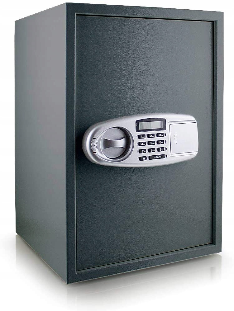

Duży Sejf Elektroniczny Szyfr Kod 53x35cm Klucz