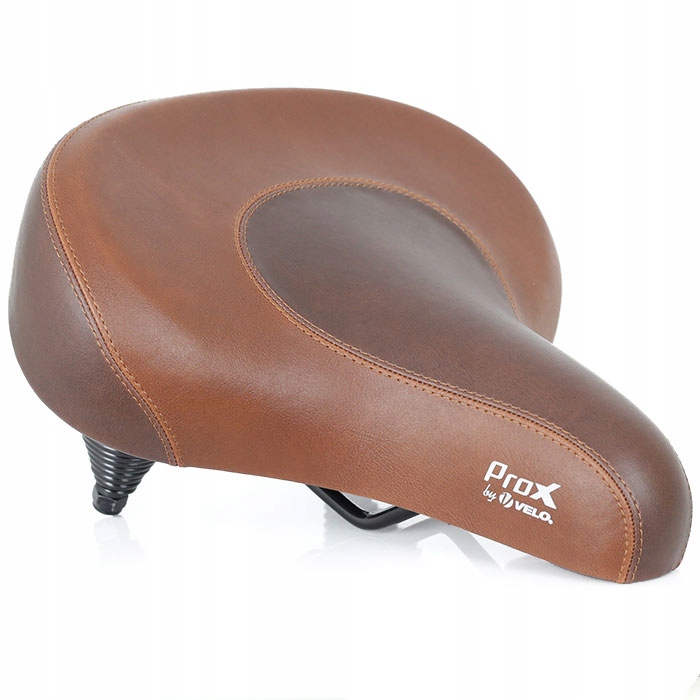 Sedlo Velo ProX Velo Tmavě Hnědé Velké 257 mm