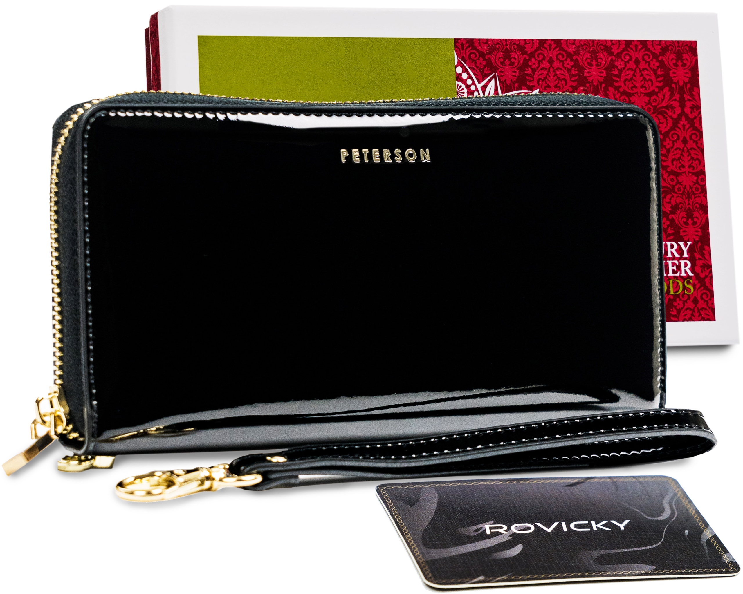 

Peterson Portfel Damski Skórzany Zamek Stop Rfid