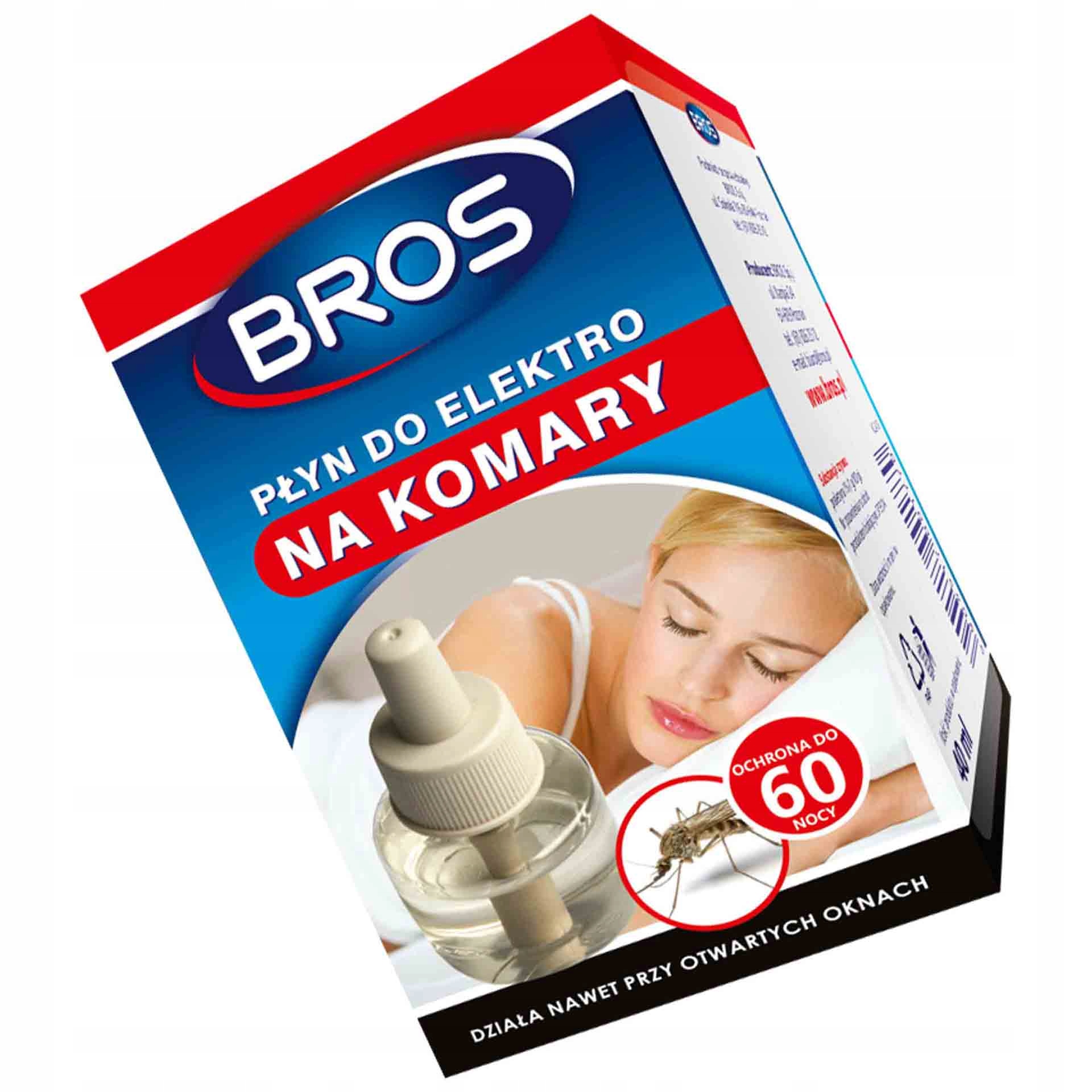 

Bros Płyn Do Elektro Na Komary Zapas 60 nocy