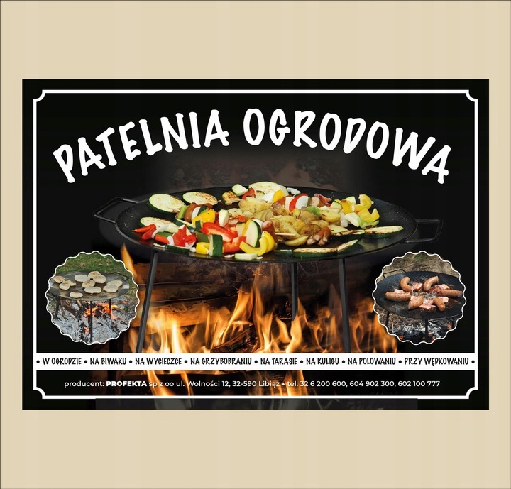 PATELNIA OGRODOWA do ogniska wok producent EAN (GTIN) 5903858999036