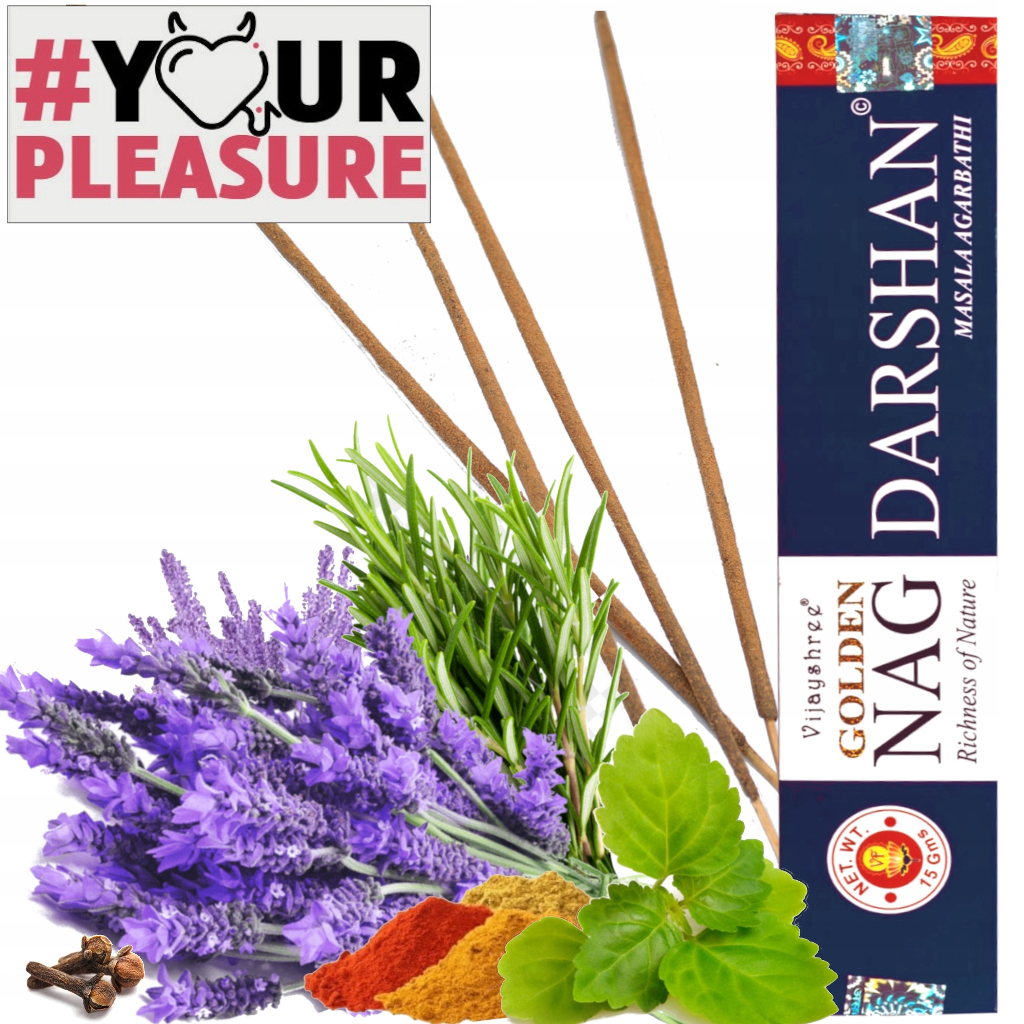 

Naturalne Kadzidełka Indyjskie Darshan aromatyczne