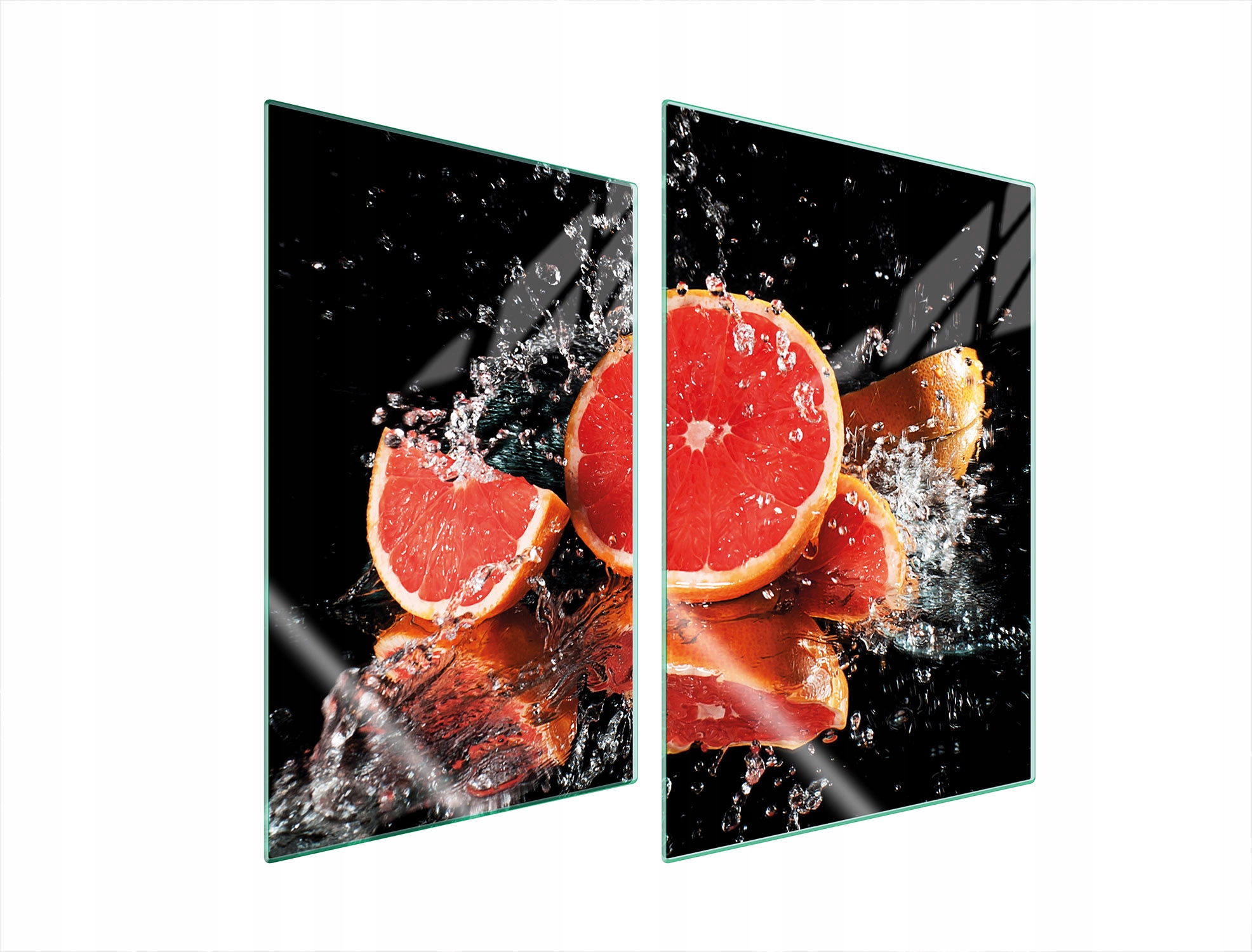 Skleněná Ochranná Deska Do Kuchyně 2x35x52 Grapefruit Tvrzené Sklo