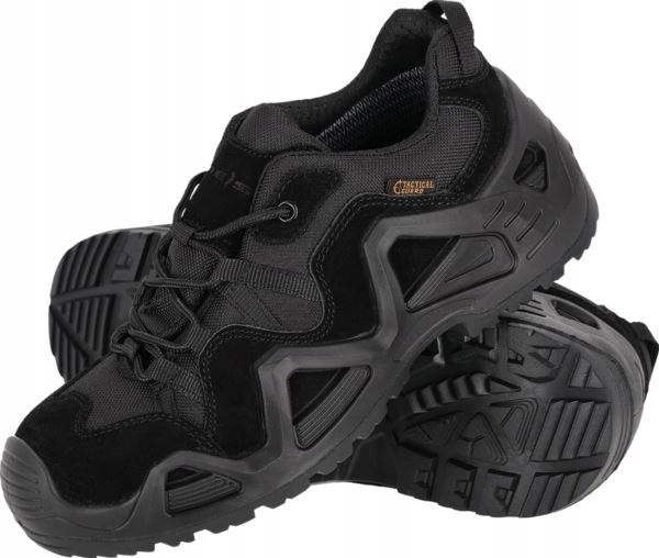 Buty męskie półbuty taktyczne Tactical Guard militarne kolor: Czarny r. 46