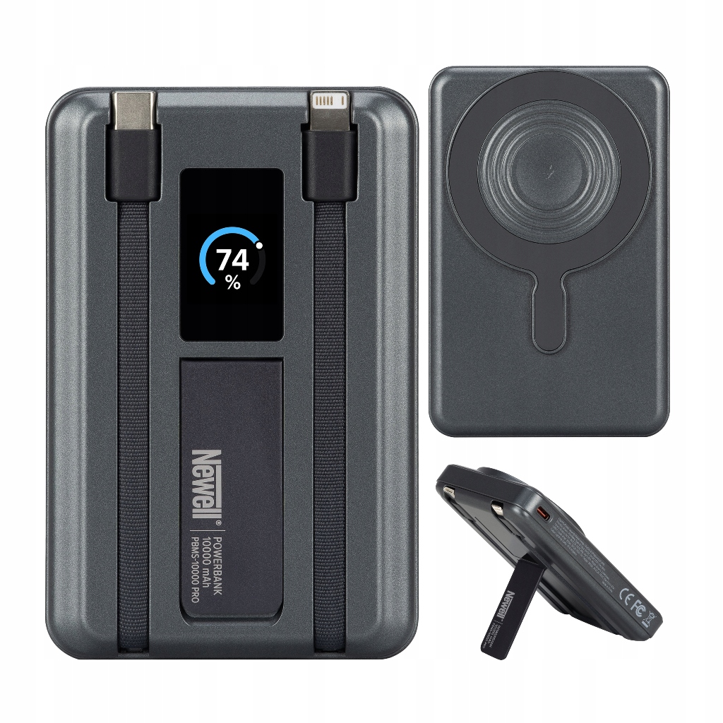 Powerbank 10000mAh Lightning Usb-c Magsafe Iphone Szybkie Ładowanie 22,5W