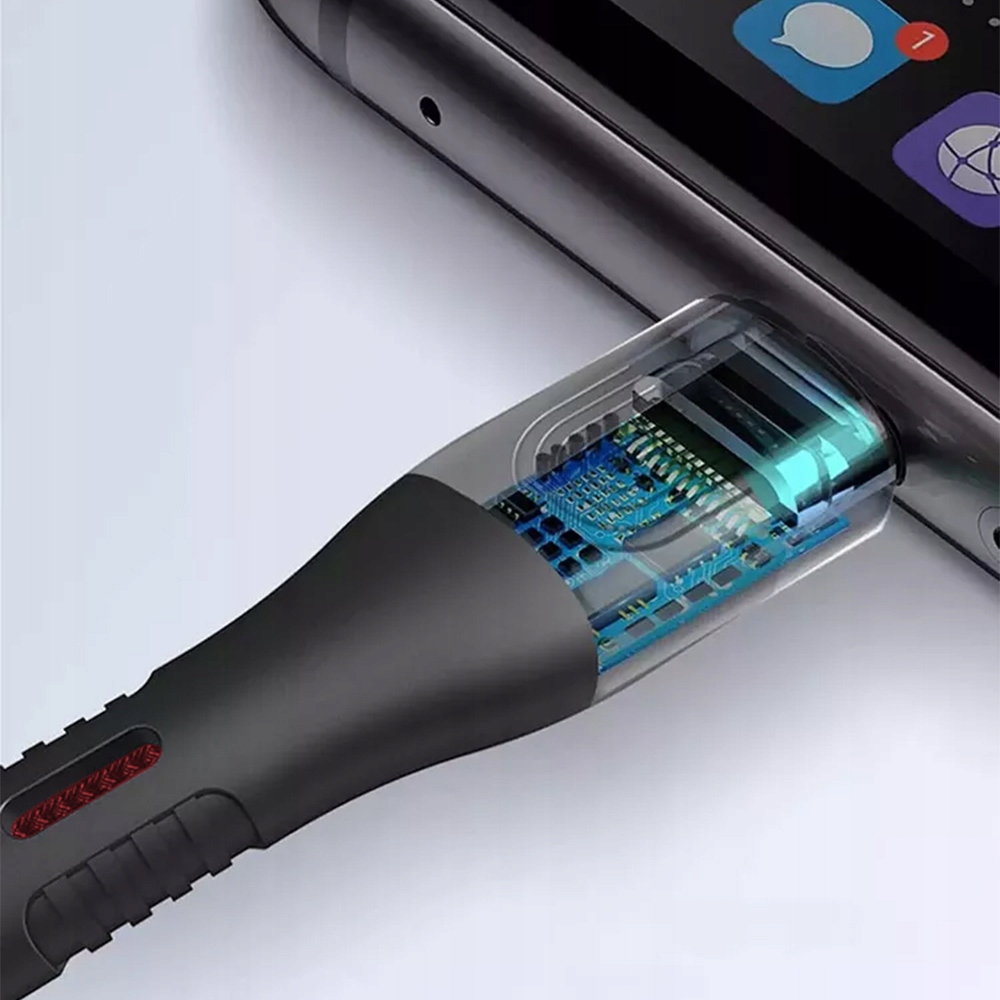 SZYBKI MOCNY DŁUGI KABEL USB C TYPE C TYP-C SZYBKIE ŁADOWANIE QC 3.0 2M Marka Inna