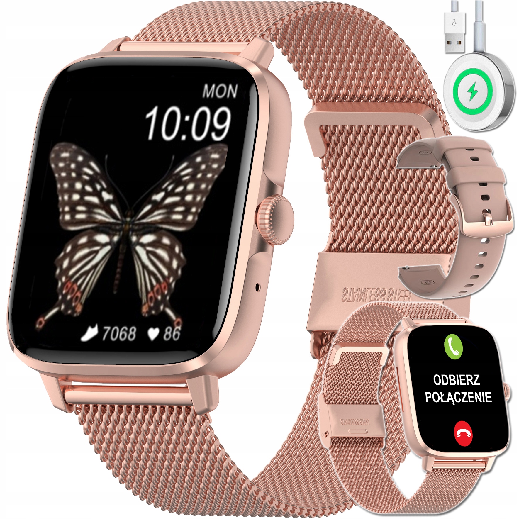 

Smartwatch Damski Dla Kobiety Rozmowy Ekg Pl Menu