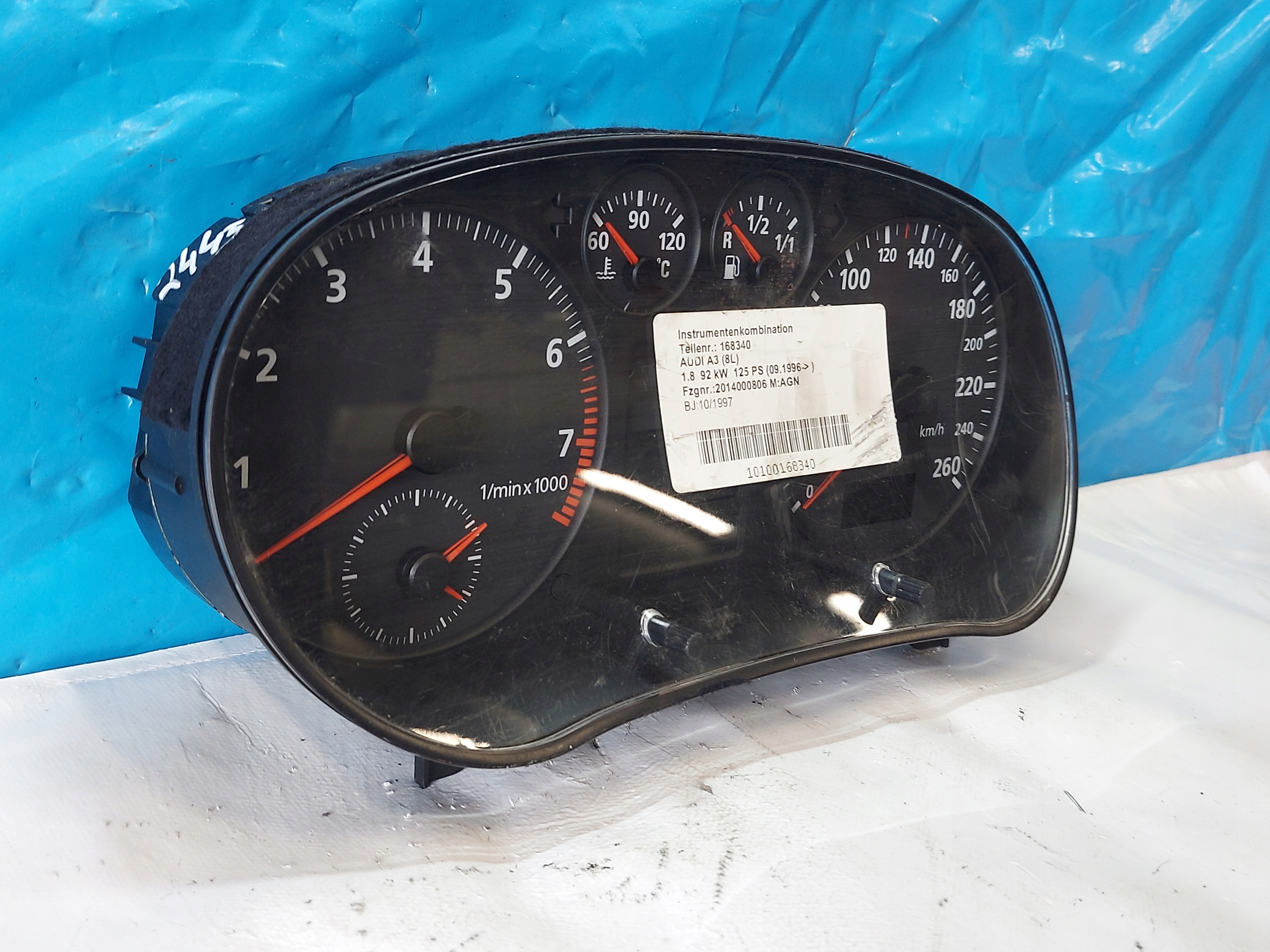 dials clock A3 8L 1.8 20V 8L0919860A