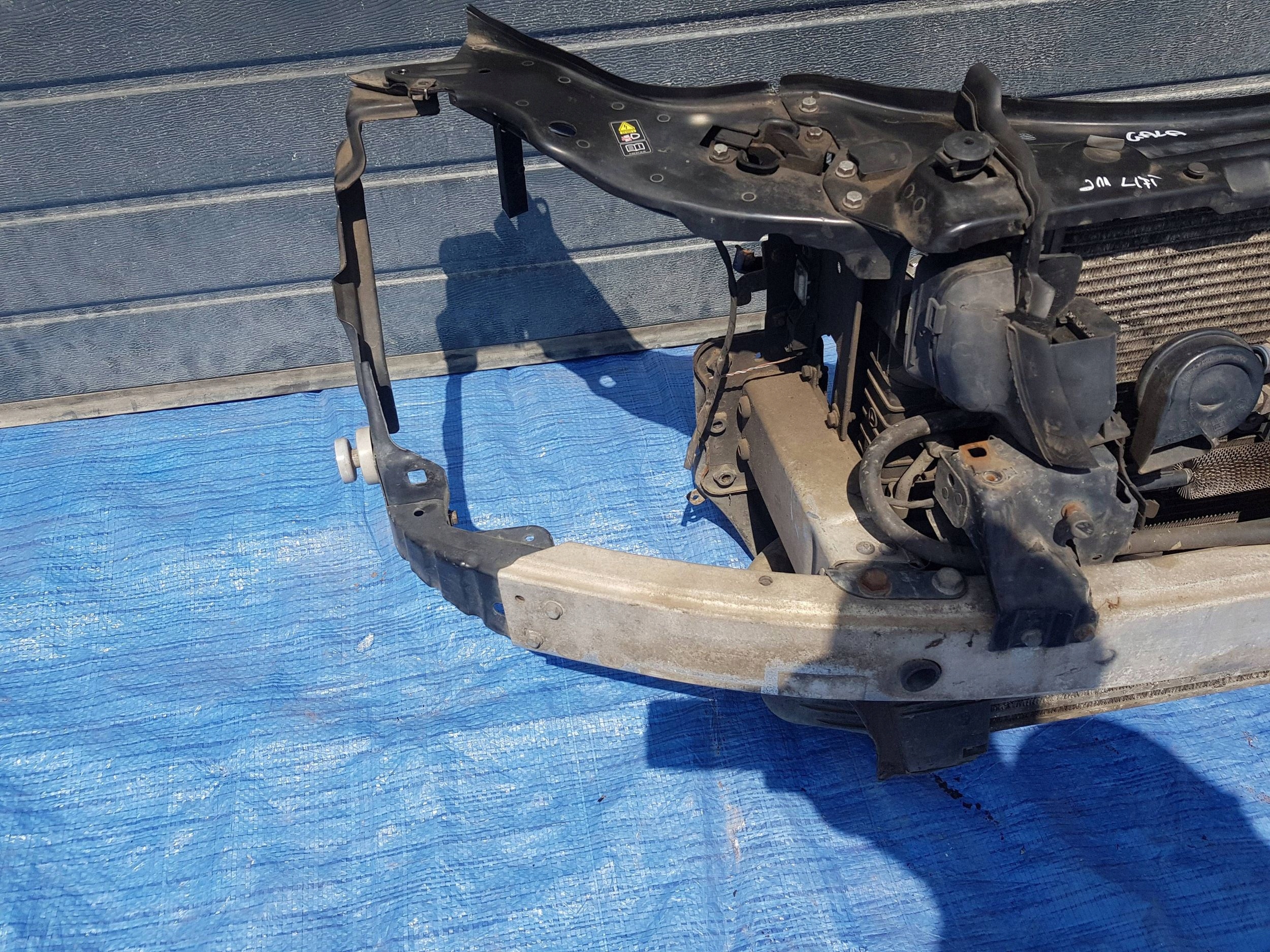 support panel for radiators front Mercedes E W211 LIFT 3.0 CDI V6 pillar iron
