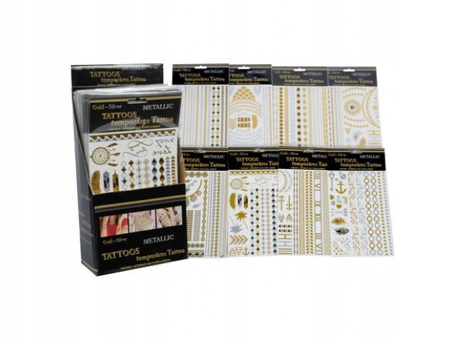 

Tatuaże Złote Srebrne Metaliczne