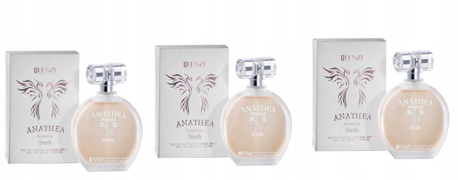 JFenzi Anathea Fresh Women 3x100 ML Edp sada