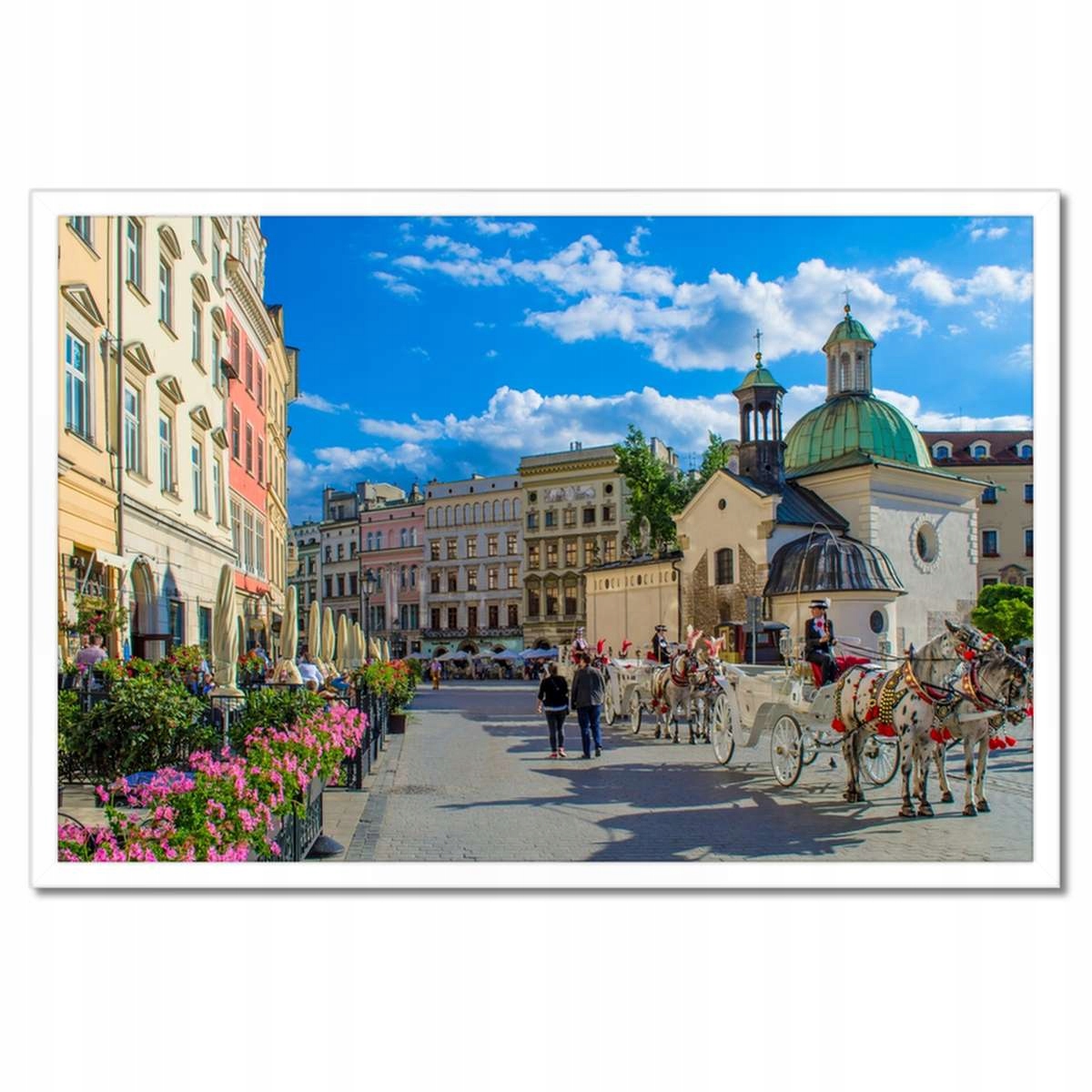 Plakáty v rámu 60x40 Trh v Krakově