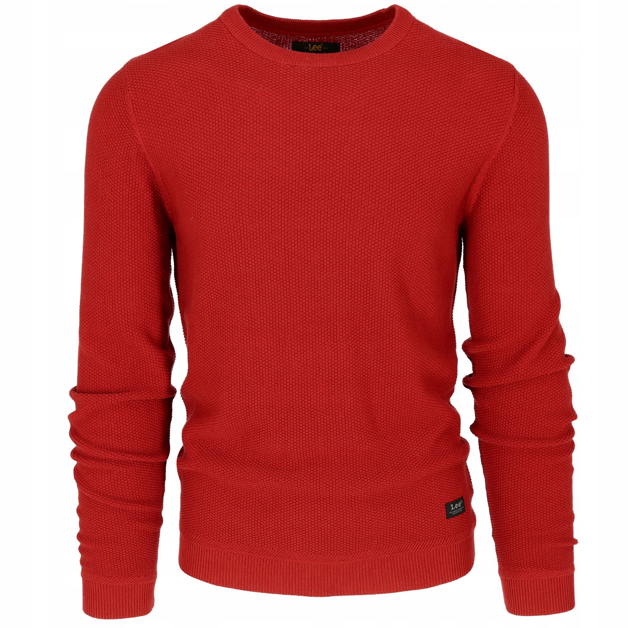 

Lee Basic Texture Crew Męski Sweter Regular - XL