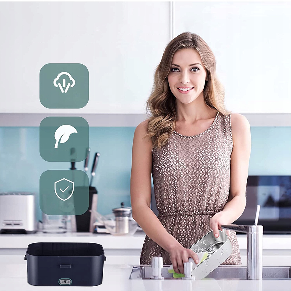 LUNCHBOX ELEKTRYCZNY PODGRZEWACZ JEDZENIA POJEMNIK 220V/12V/24V 60W 1800ml Waga produktu z opakowaniem jednostkowym 1.2 kg