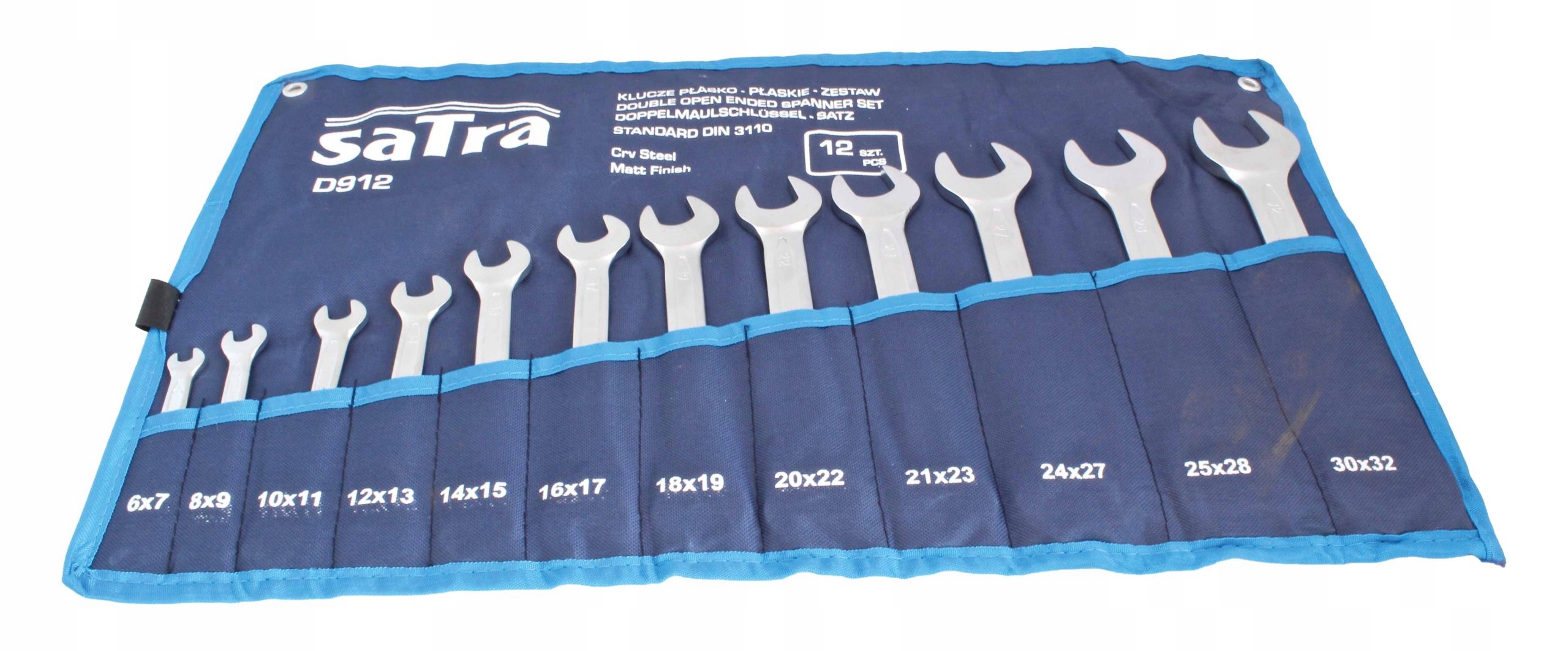 ZESTAW KLUCZY PLASKICH KLUCZE PLASKIE 6 32MM ASTA