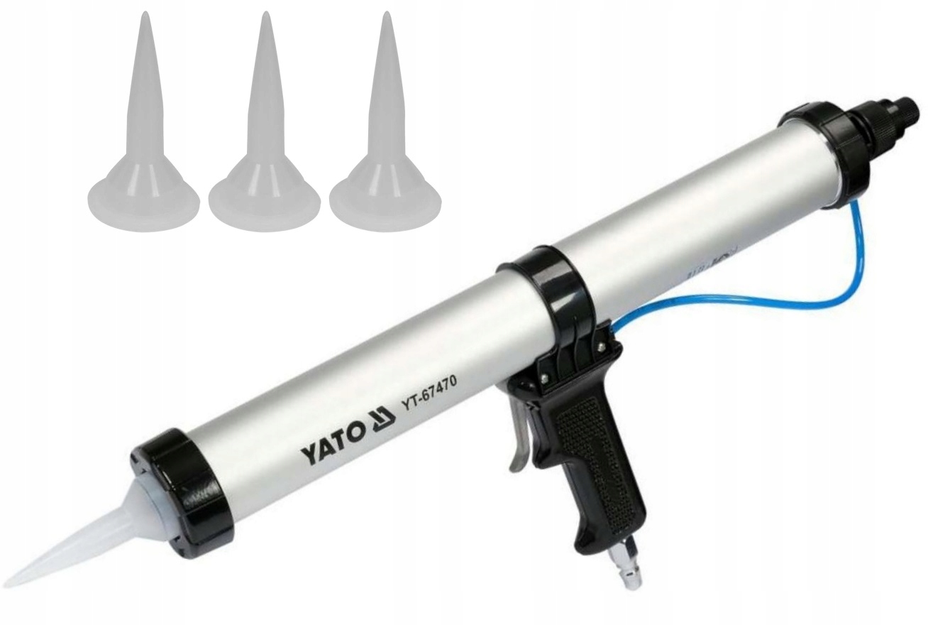 YATO СОКОВИЖИМАЛКА ДЛЯ ЩІЛЬНОЇ МАСИ 600 МЛ ПНЕВМАТИЧНА