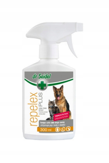 

Repelex Plus 300 ml utrzymuje psy i koty z daleka