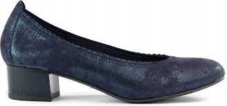 Tmavě stříbrné dámské kožené polobotky Sala 37