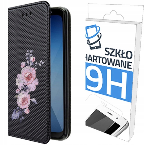 

150wzorów Etui Z Klapką + Szkło Do Samsung A8 2018