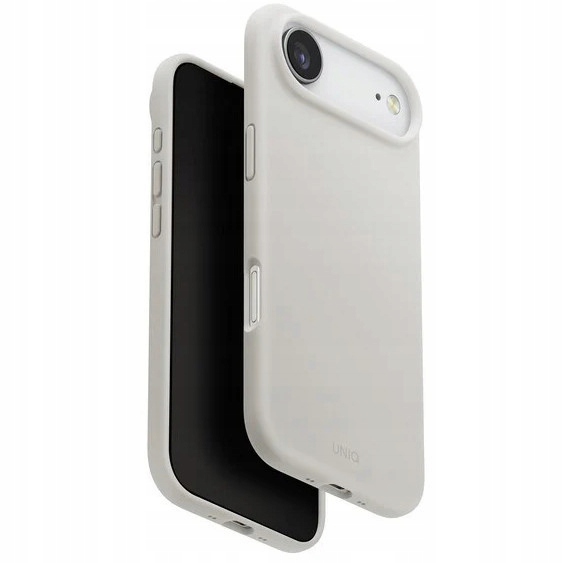 Uniq Lino Apple iPhone Air (2025) MagSafe silikonowe etui, szare