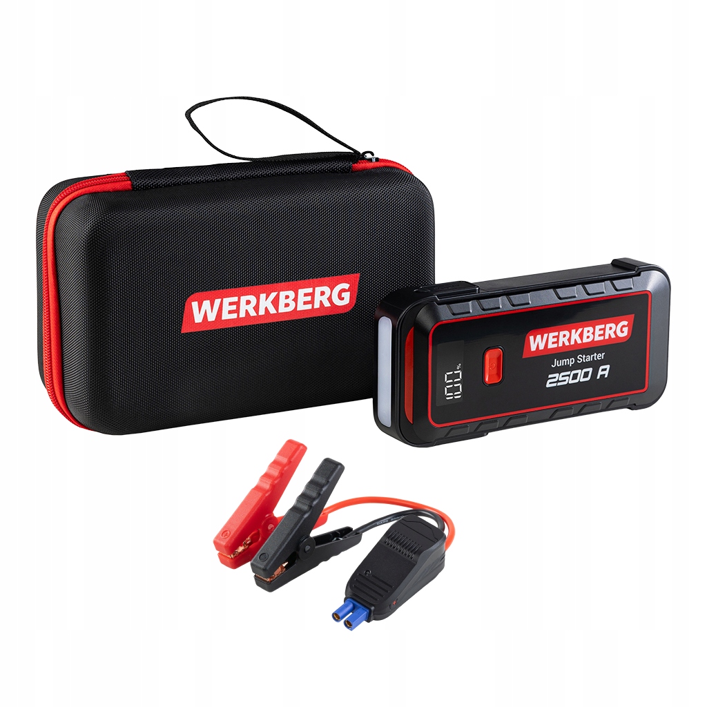 Štartovacie Zariadenie Powerbank Booster 2500A 25800 mAh Werkberg