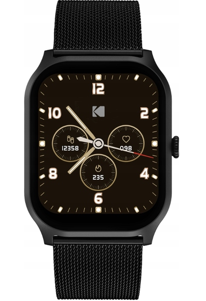 Smartwatch Kodak SW-7225 Czarny Gps Pulsometr Pulsoksymetr Android iOS