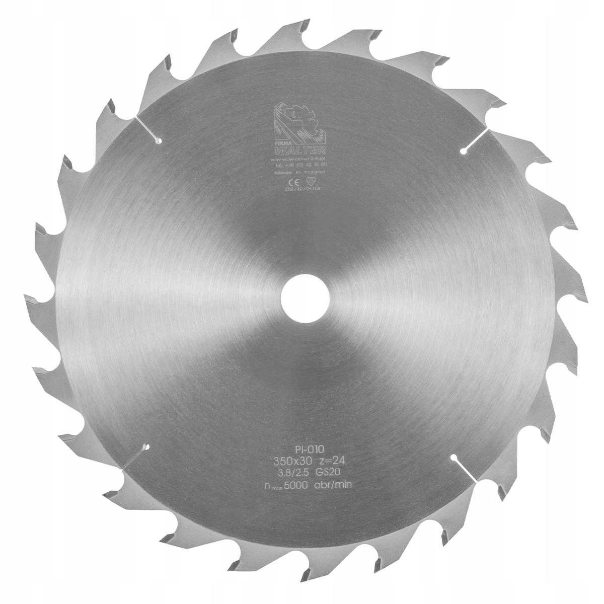 Pila kotoučová 300x30x3,2/2,2 z-24 pro podélné řezání Walter