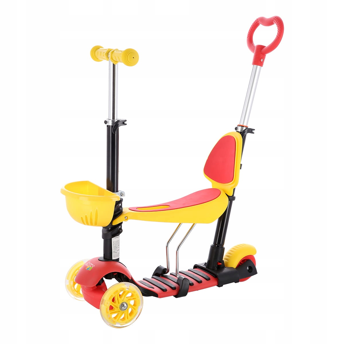 

Hulajnoga Dziecięca Nils Fun HLB07 4w1 Yellow-red