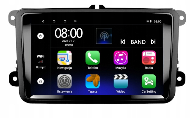 Rádio Android Auto Carplay Vw Transporter T5 2007 2011 Wifi Usb 6GB 128GB