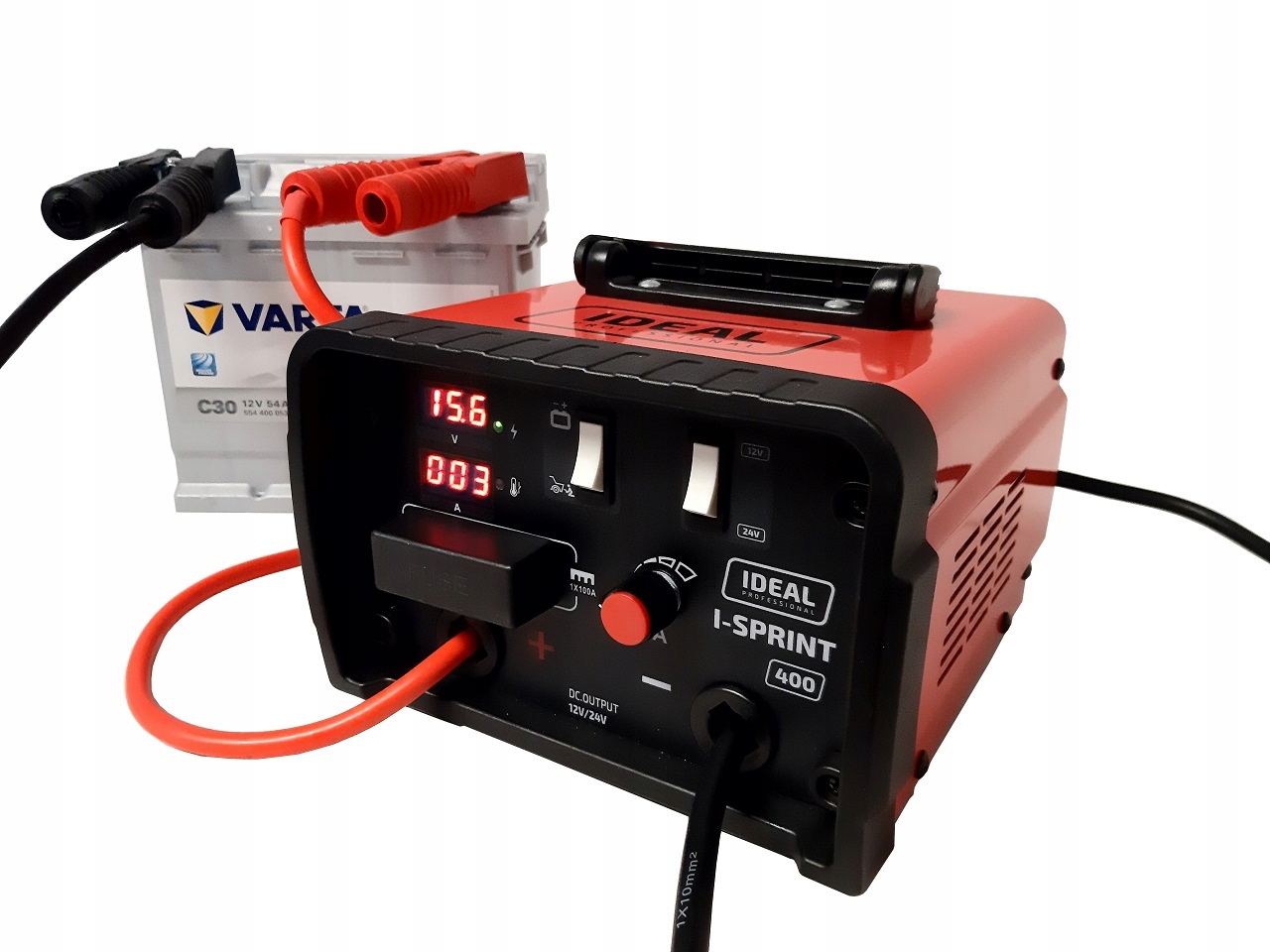 PROSTOWNIK Z ROZRUCHEM IDEAL I-SPRINT 400 12V 24V Marka Ideal