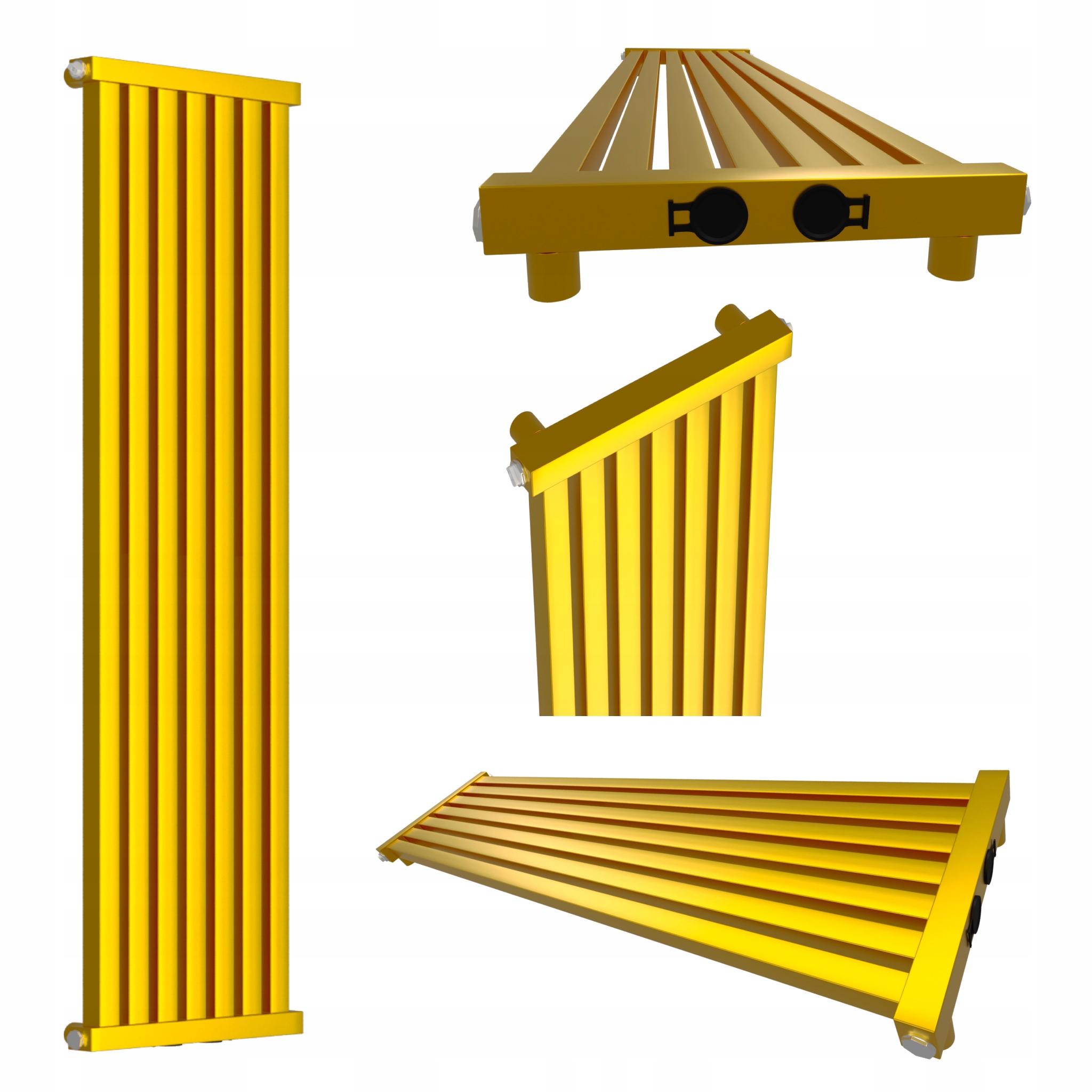 Dekorativní radiátor Radiator 140x32 Zlatý