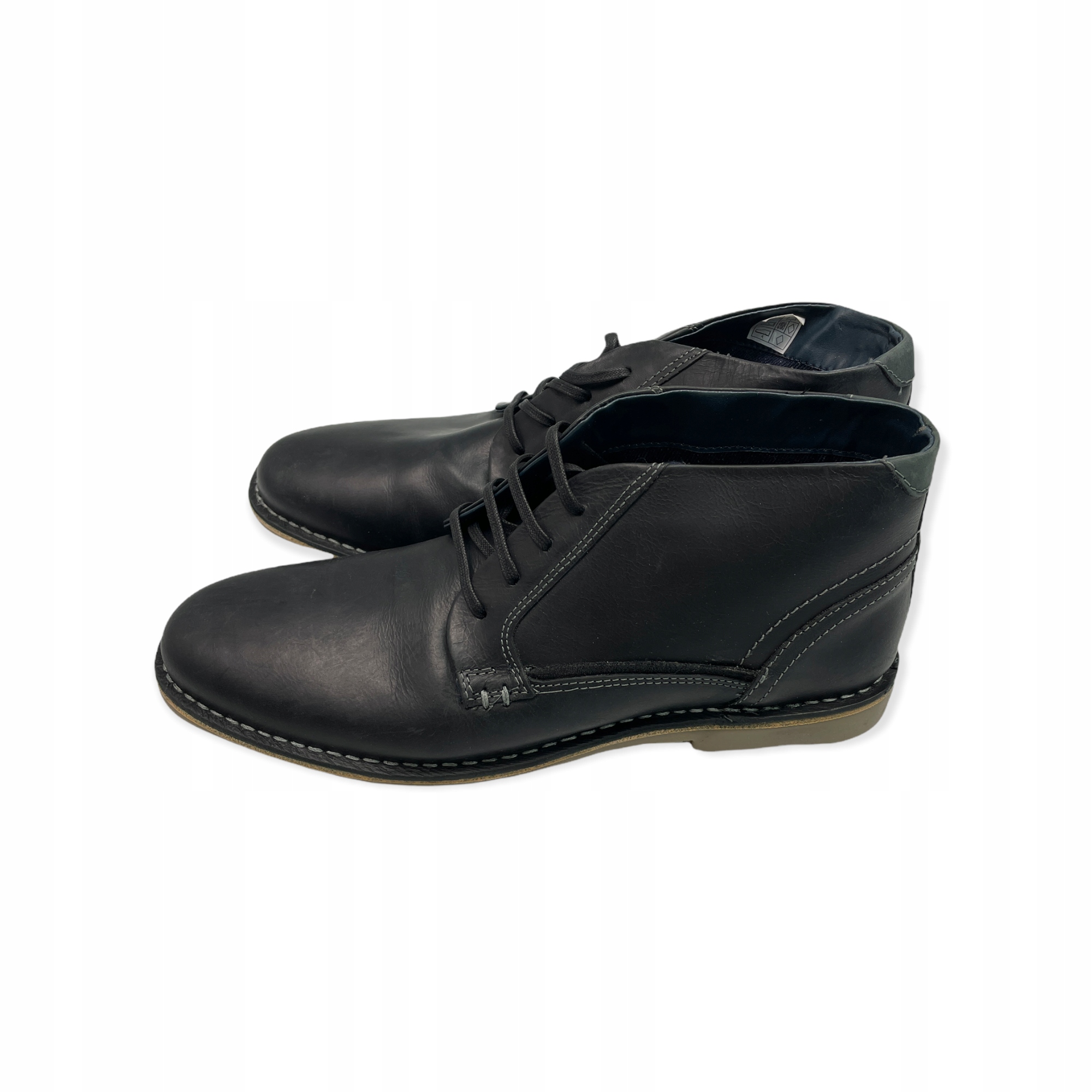 Pánske členkové topánky Steve Madden Gadrick Black Leather 42