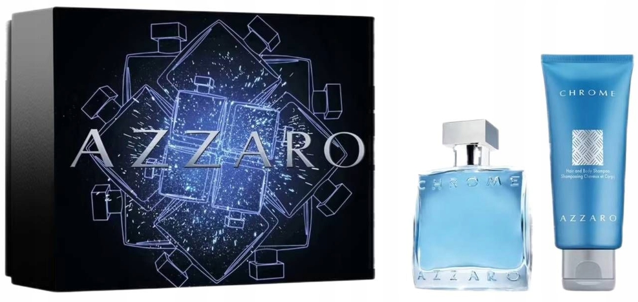 Azzaro Chrome Edt 50 ml sprchový gel 75 ml
