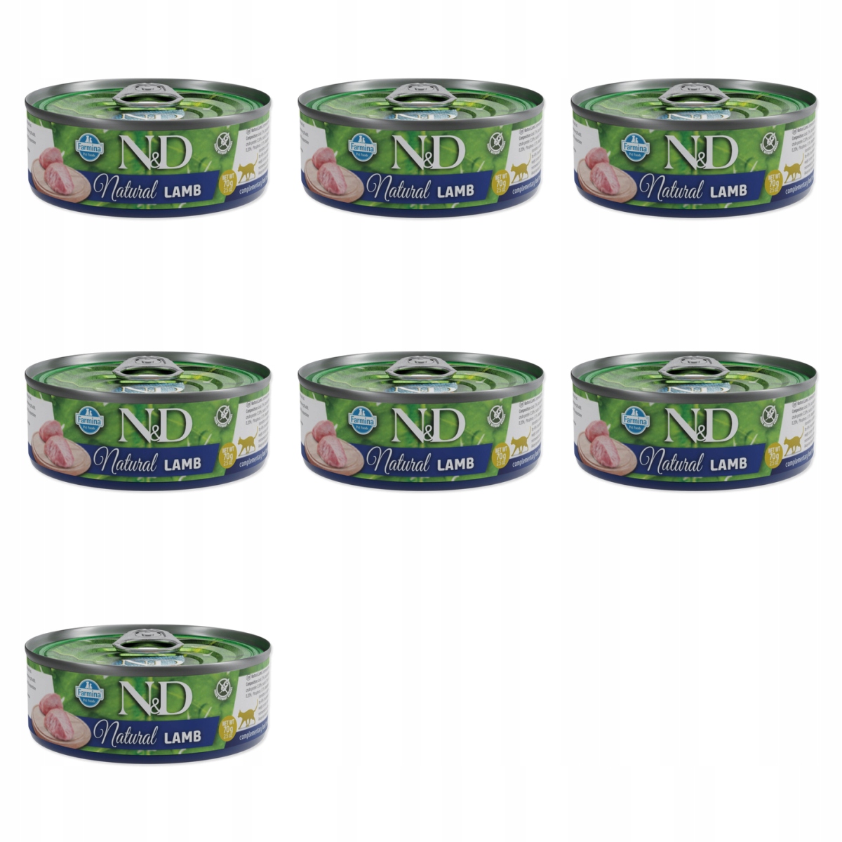 Levně Konzerva N&d Cat Natural Lamb 70g balení 7 ks