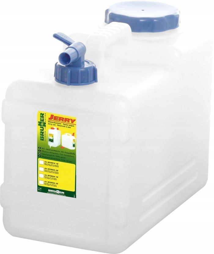BU0810073N - Резервуар для води з краном Jerry Pro 15 l-Brunner