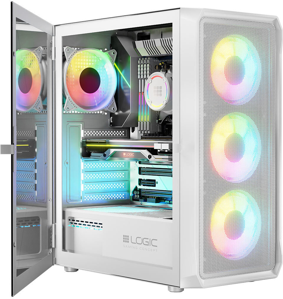 Gamingowy Ryzen 5 5600 RX 7700XT 32GB 2TB Win 11 PORTOS Biały Kod producenta R5-5600-7700XT-PORTOS