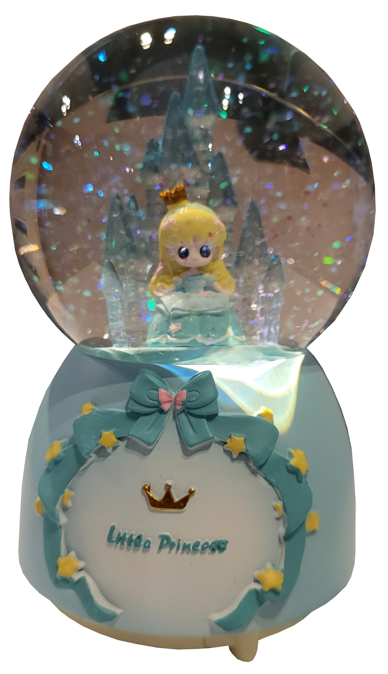 KULA ŚNIEŻNA POZYTYWKA MAŁA KSIĘŻNICZKA WIELOKOLOROWA BROKAT Kod producenta A2530