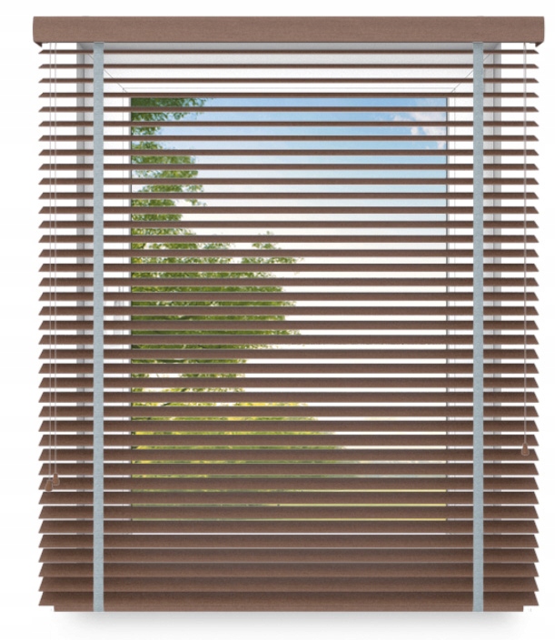Dřevěná žaluzie Skandinávský styl 50 mm 160 x 140 cm
