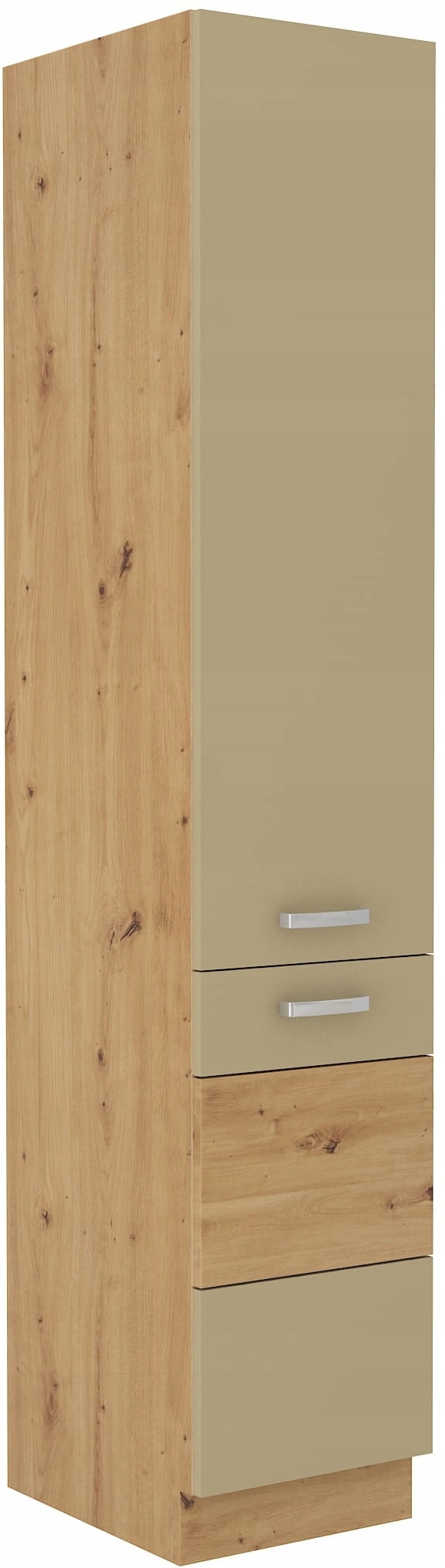 Vysoká Kuchyňská Komínová Skříňka 40 X 210 CM Cappuccino