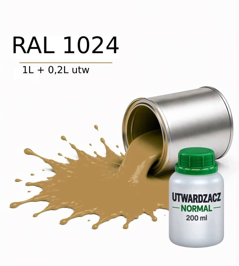 Valspar Ral 1024 Barva Dtm Základní Nátěr Polyuretanová 2K Polomat 1L Utw. 0