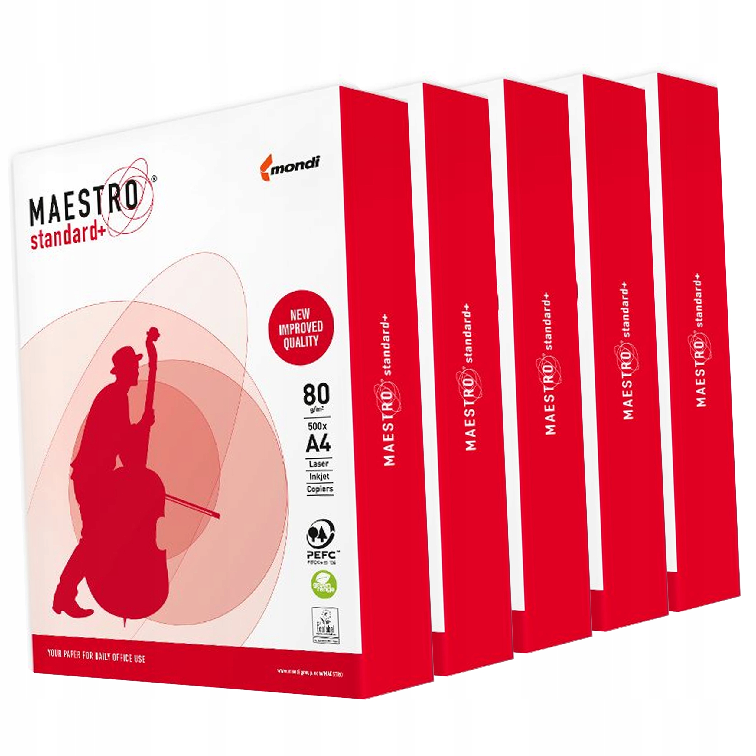 

Papier Ksero A4 Maestro Standard Plus 80G 2500ark