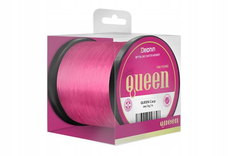 Żyłka Delphin Queen Carp różowa 0,30mm 6,8kg 600m 101002810