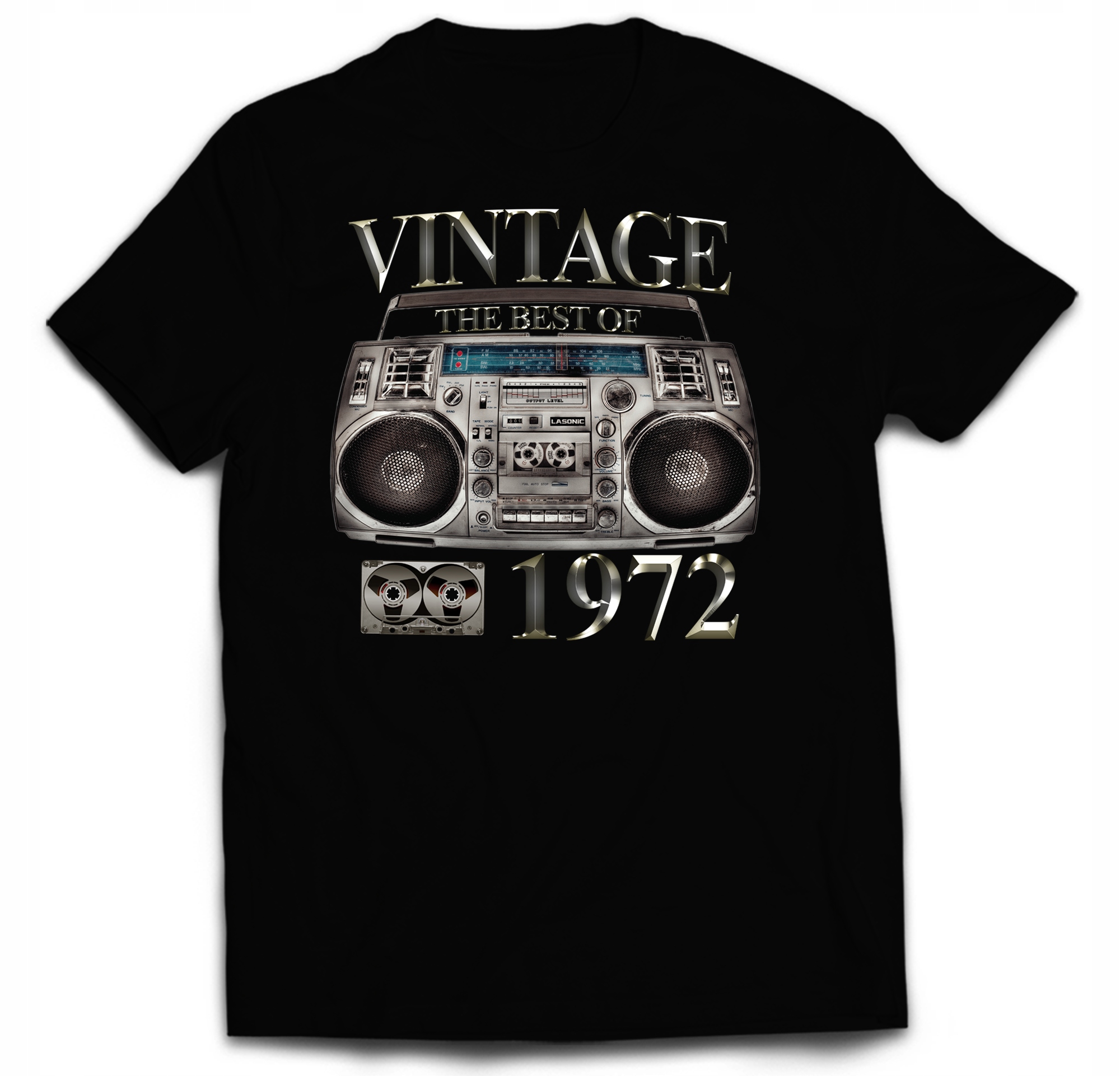 

Koszulka Na 50 Urodziny Boombox Vintage 1972 XL