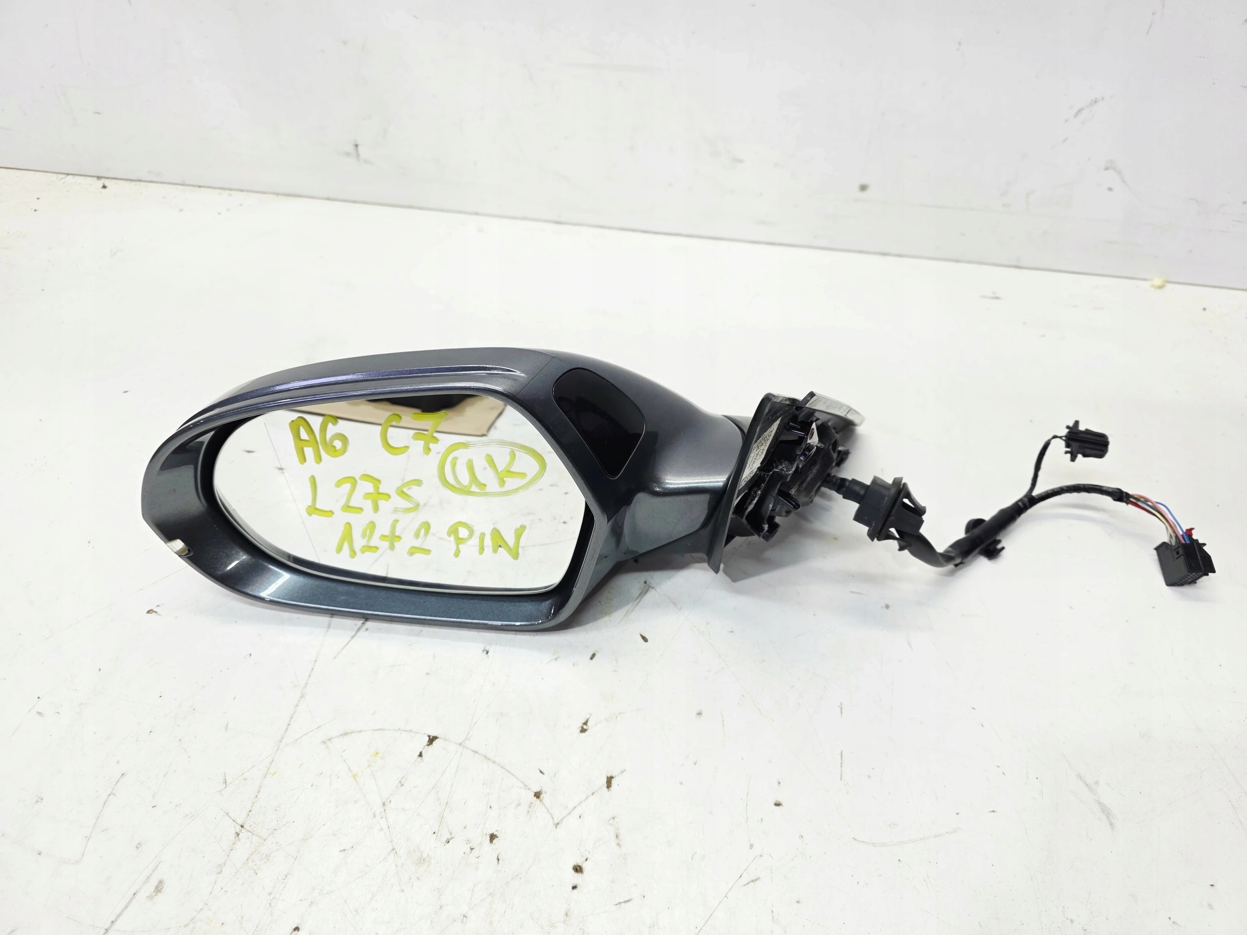 mirror exterior left ASYSTENT AUDI A6 C7 12+2 PIN LZ7S UK