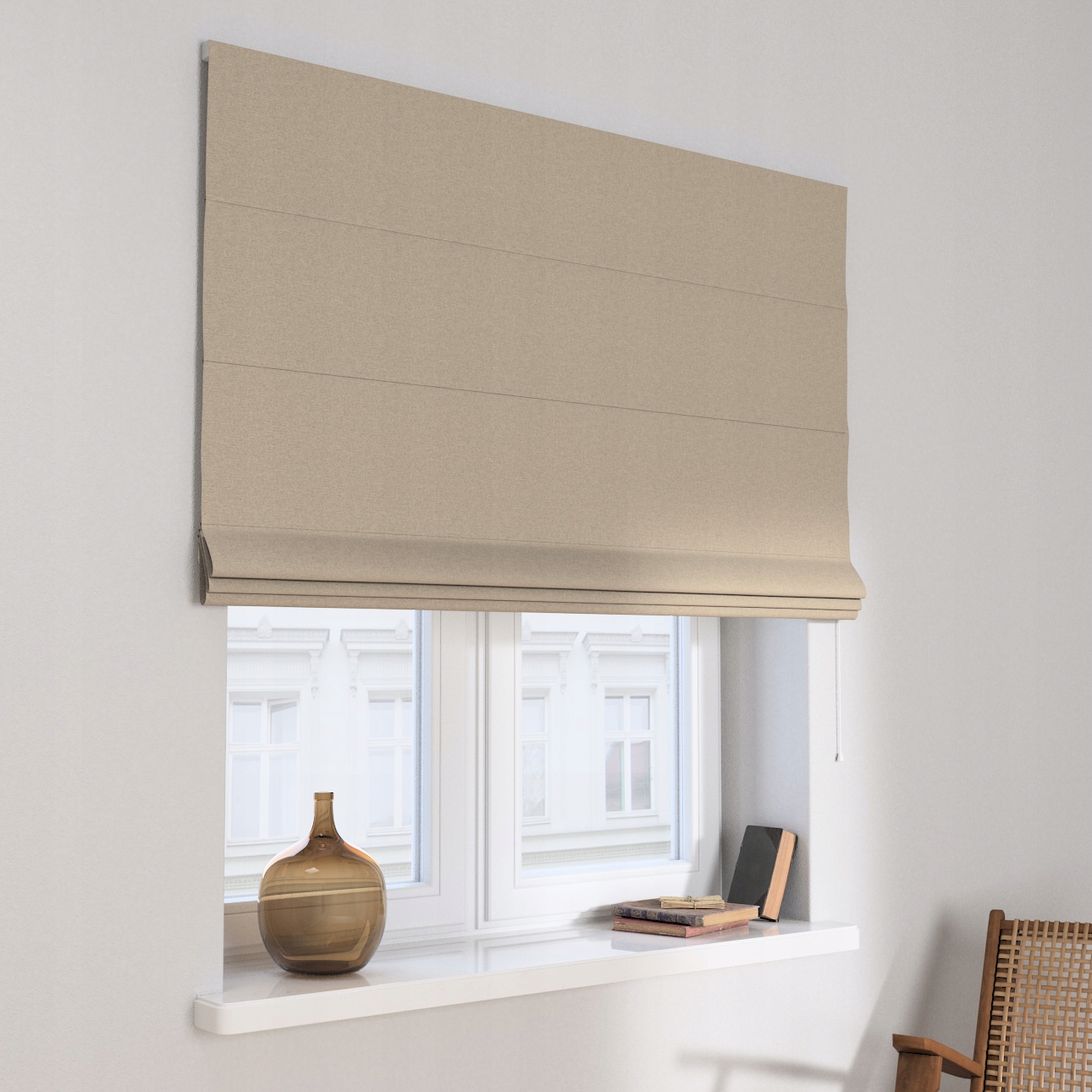 Hotová římská roleta Capri 120 x 180 cm černá