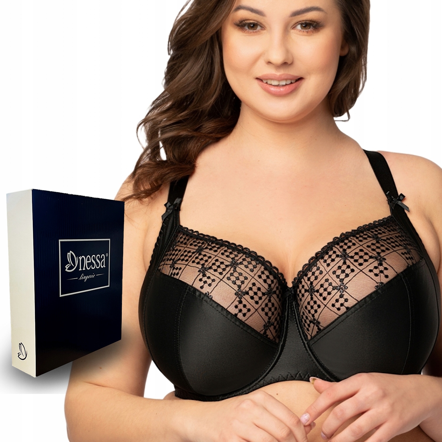 Měkká podprsenka Nessa Ksymena magic soft černá 90F