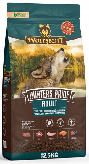 Wolfsblut Dog Hunters Pride bażant i kaczka 12,5kg