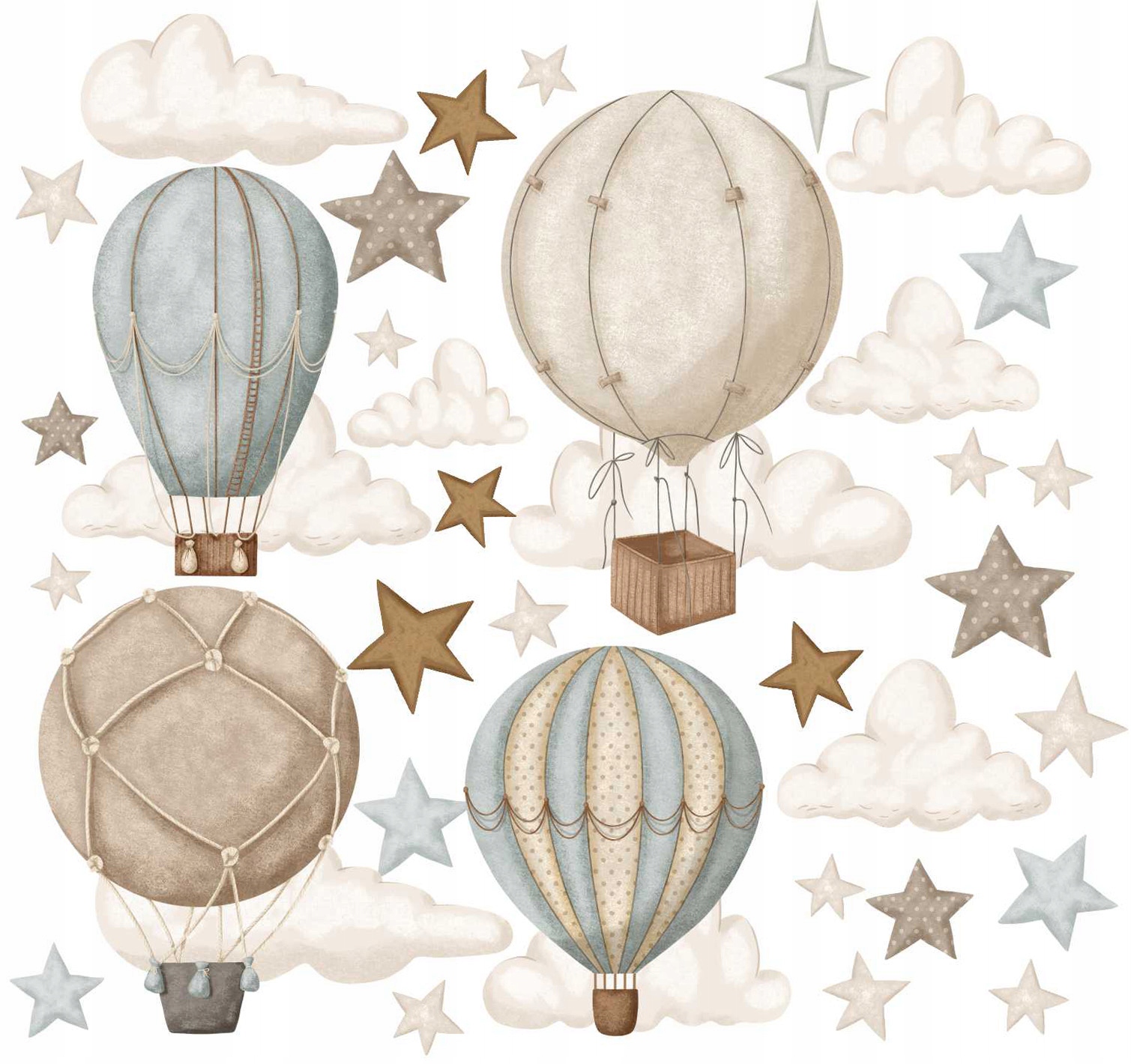 Bardzo Duże Naklejki Na Ścianę Balony Dreams Dla Dzieci Naklejki Ścienne