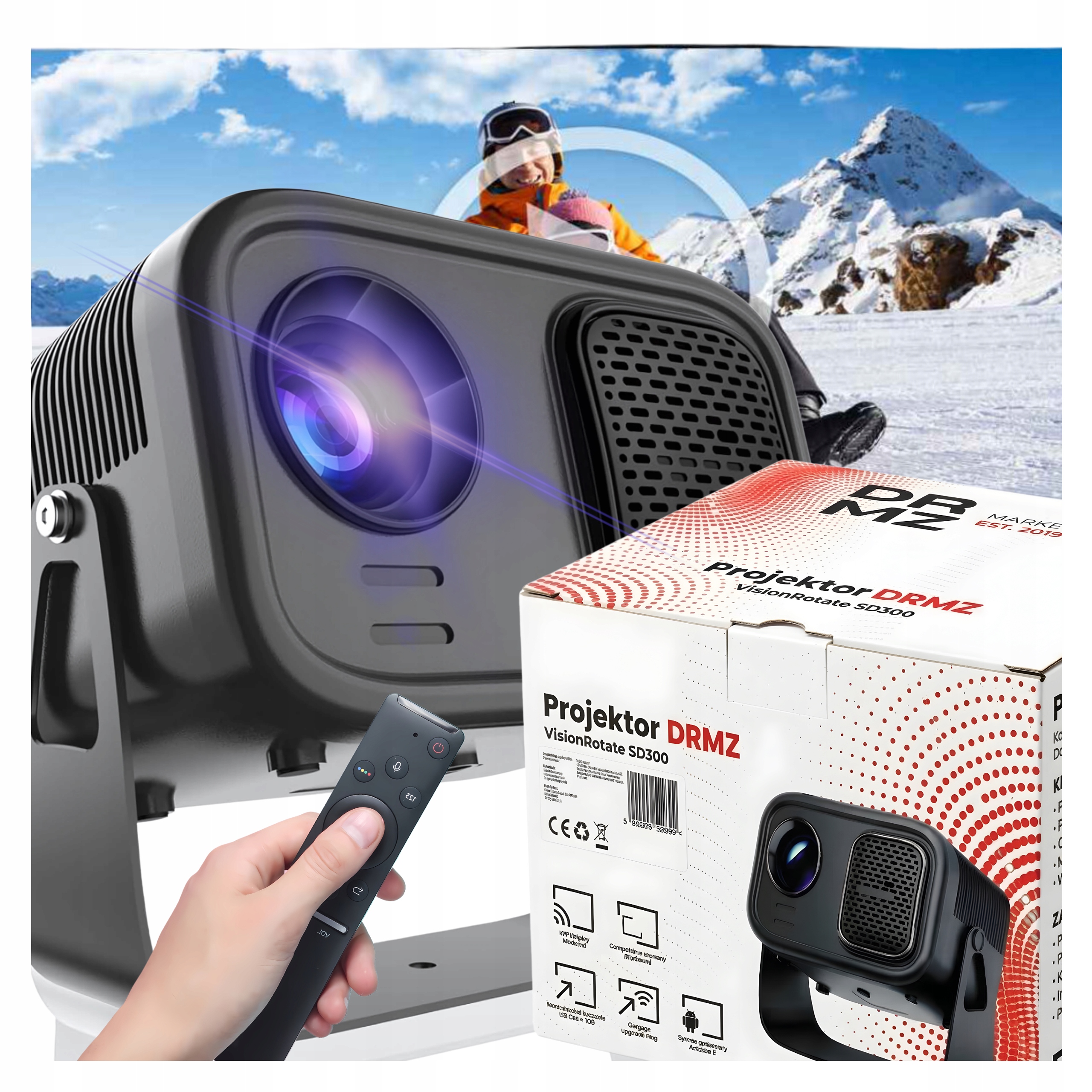 ЖК-проектор Drmz VisionRotate SD300 черный