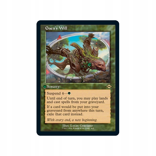 Mtg Gaea's Will *Retro-Frame* (Rare)